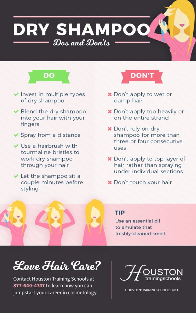 10 Dry Shampoo Do's and Don'ts | Houston Training Schools